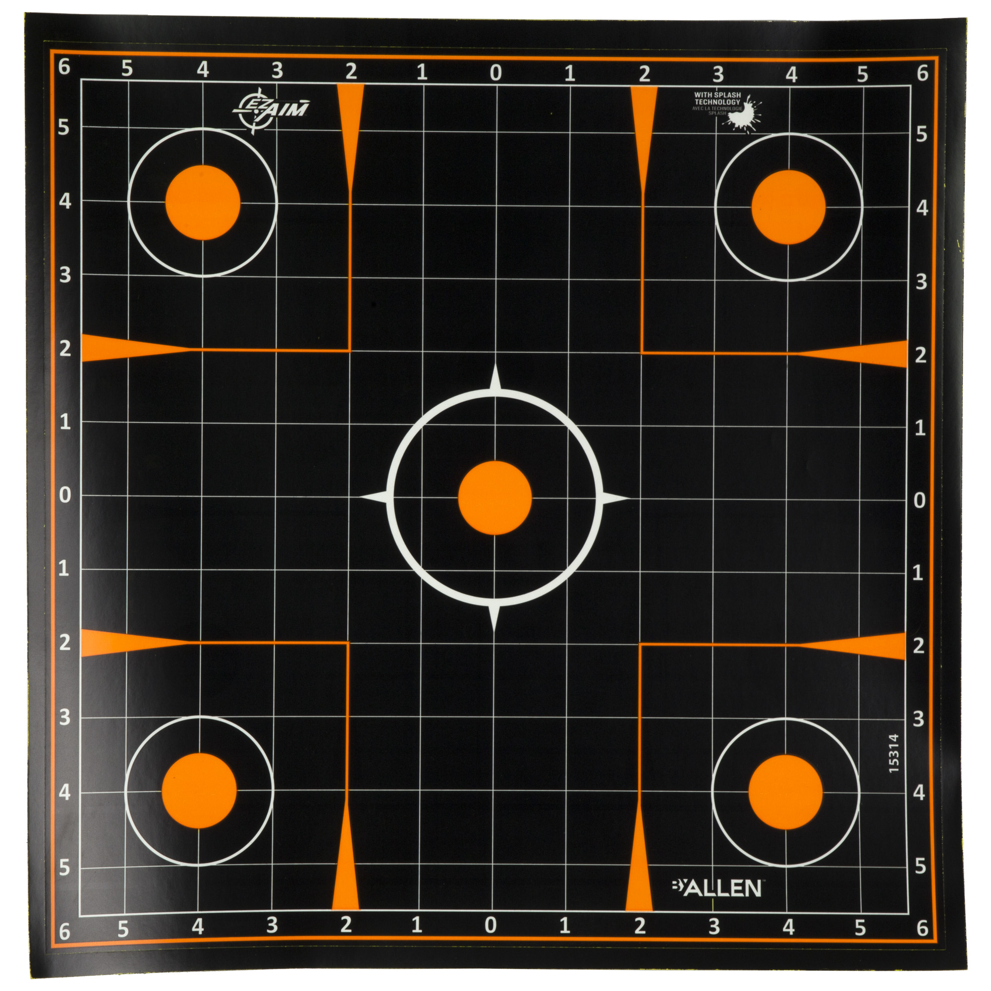 Allen EZ AIM Adhesive Paper Target - 1531410