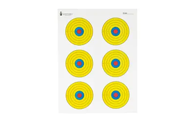 ACTION TGT BRIGHT 6 BULLSEYE 100PK