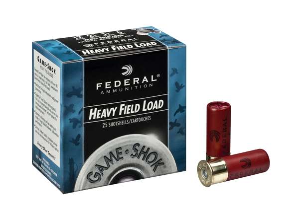 Federal Game Shok 12 Gauge Shotgun Shells - 25 Rounds