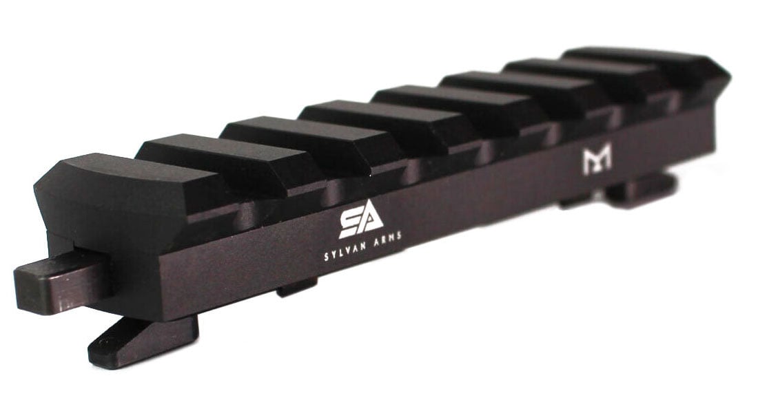 Sylvan Arms QD Picatinny Rail 7 Slot, Black - QDR300