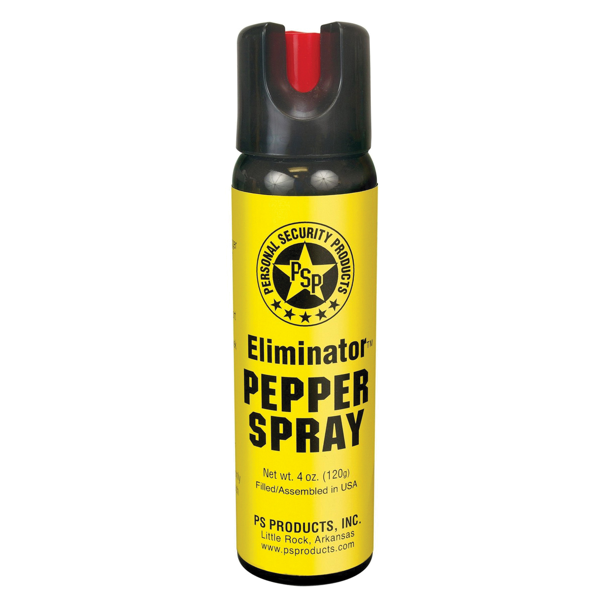 Personal Security Eliminator Pepper Spray w/Twist Lock Top, 4 oz