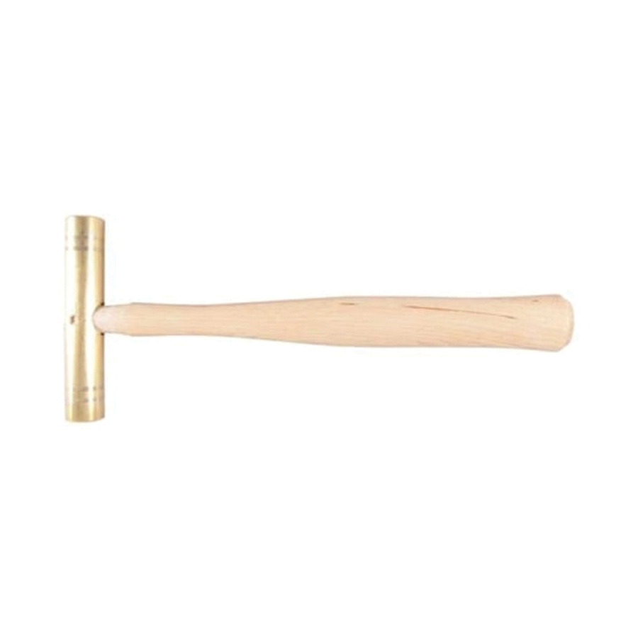 Grace USA 8 oz Head Wide Hammer, Brass