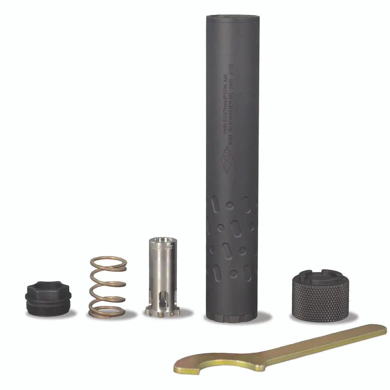 YHM Sidewinder M2 9mm Suppressor 1/2-28