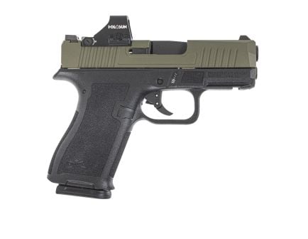 PSA Dagger Micro 9mm Pistol - Shield Cut W/ Holosun 407K, Sniper Green Slide, 2-Tone
