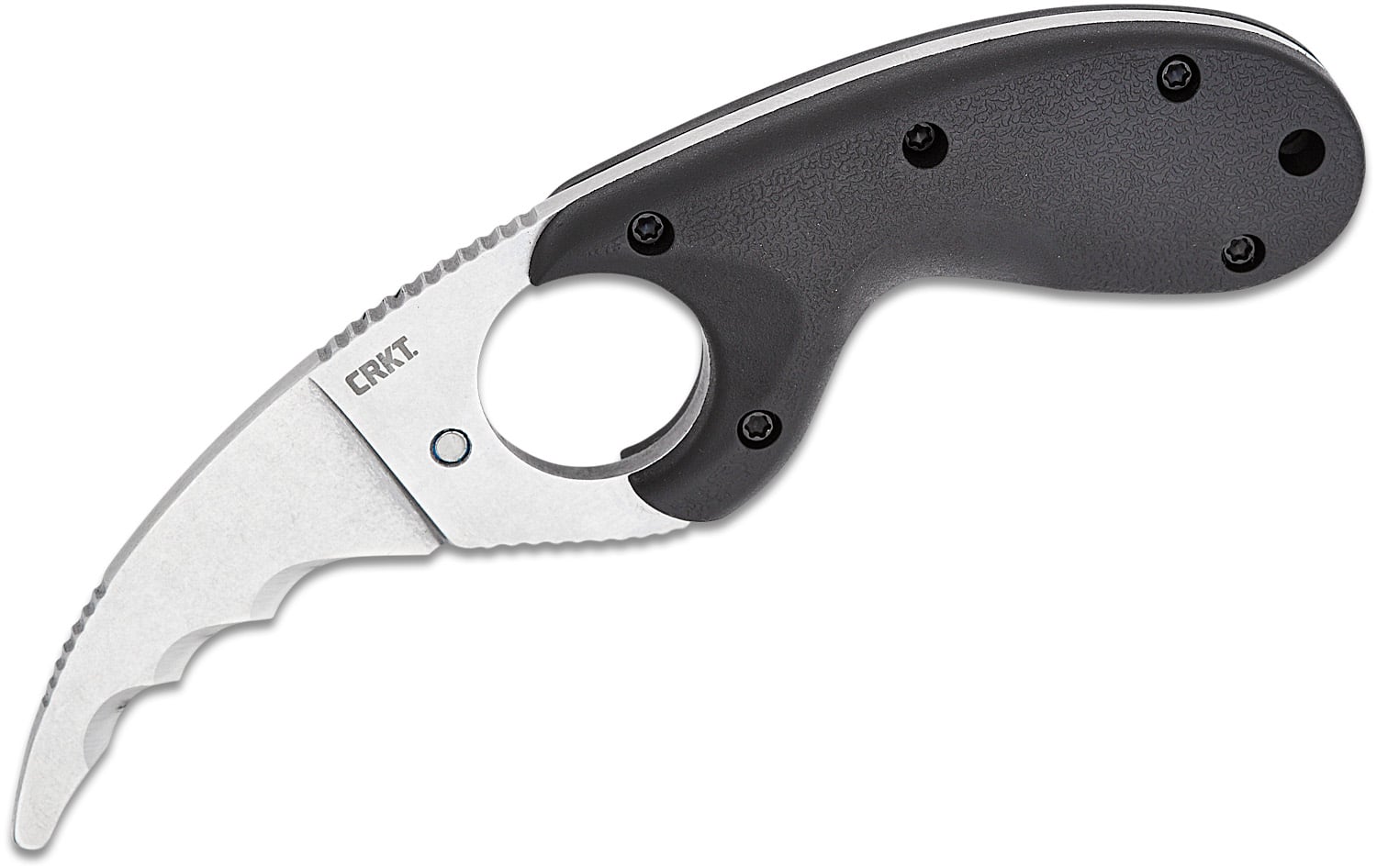 CRKT Bear Claw Fixed Knife Hawkbill, Black