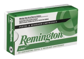 REMINGTON UMC 9MM LUGER 115GR – FMJ 50RD 10BX/CS - No Credit Card Fees - Low, flat rate shipping