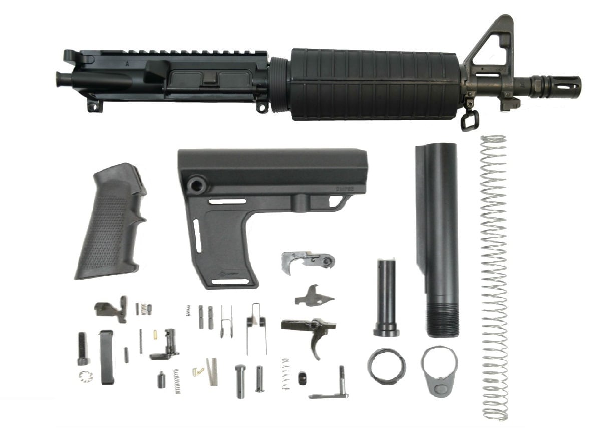 PSA 10.5" 5.56 NATO 1/7 Nitride Classic MFT Battlink Pistol Kit
