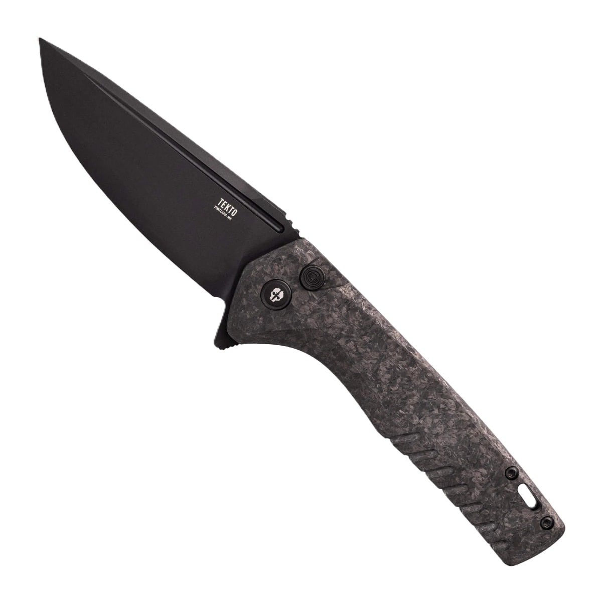 Tekto Knives F3 Charlie Folding Knife, Forged Carbon