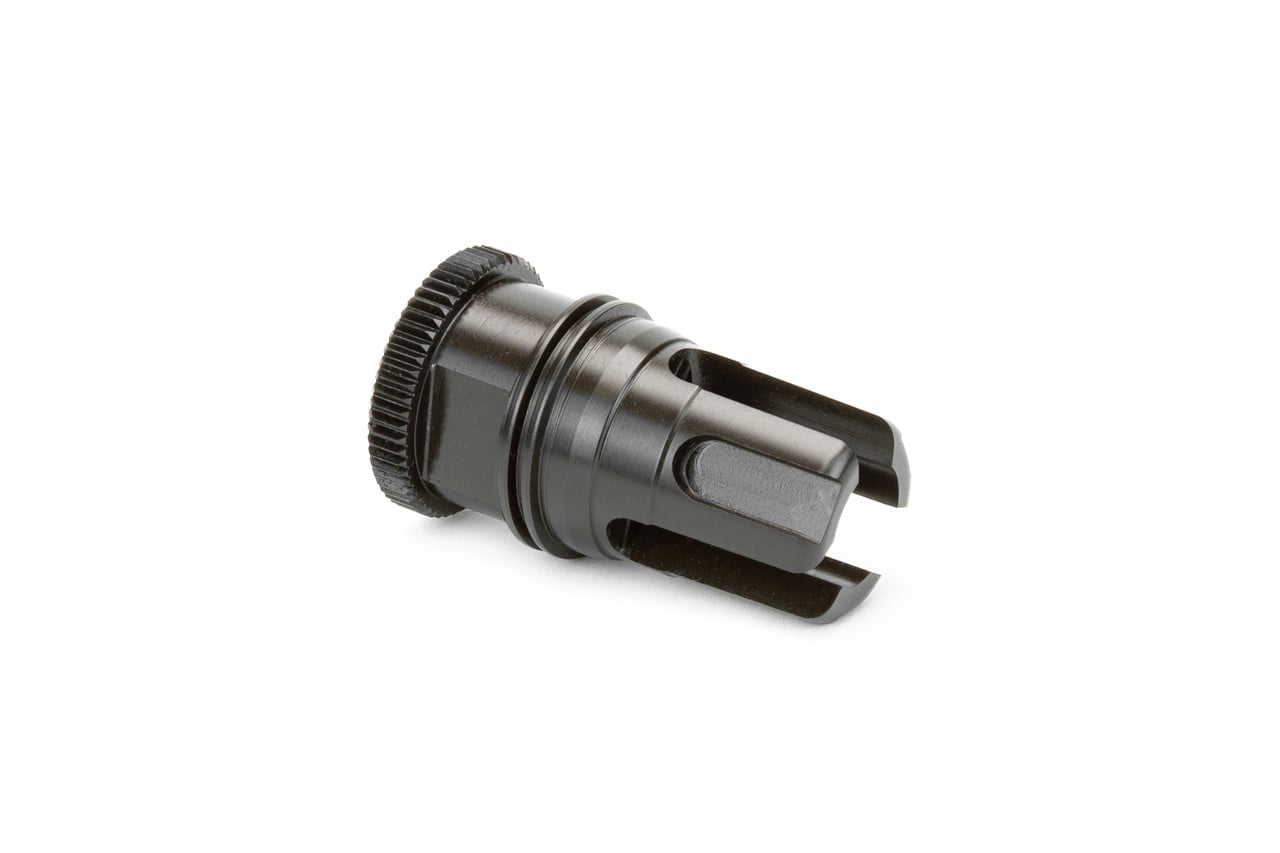 Griffin Armament DUAL-LOK Minimalist Stealth Flash Suppressor .22 Cal, 1/2x28 - DLFH1228