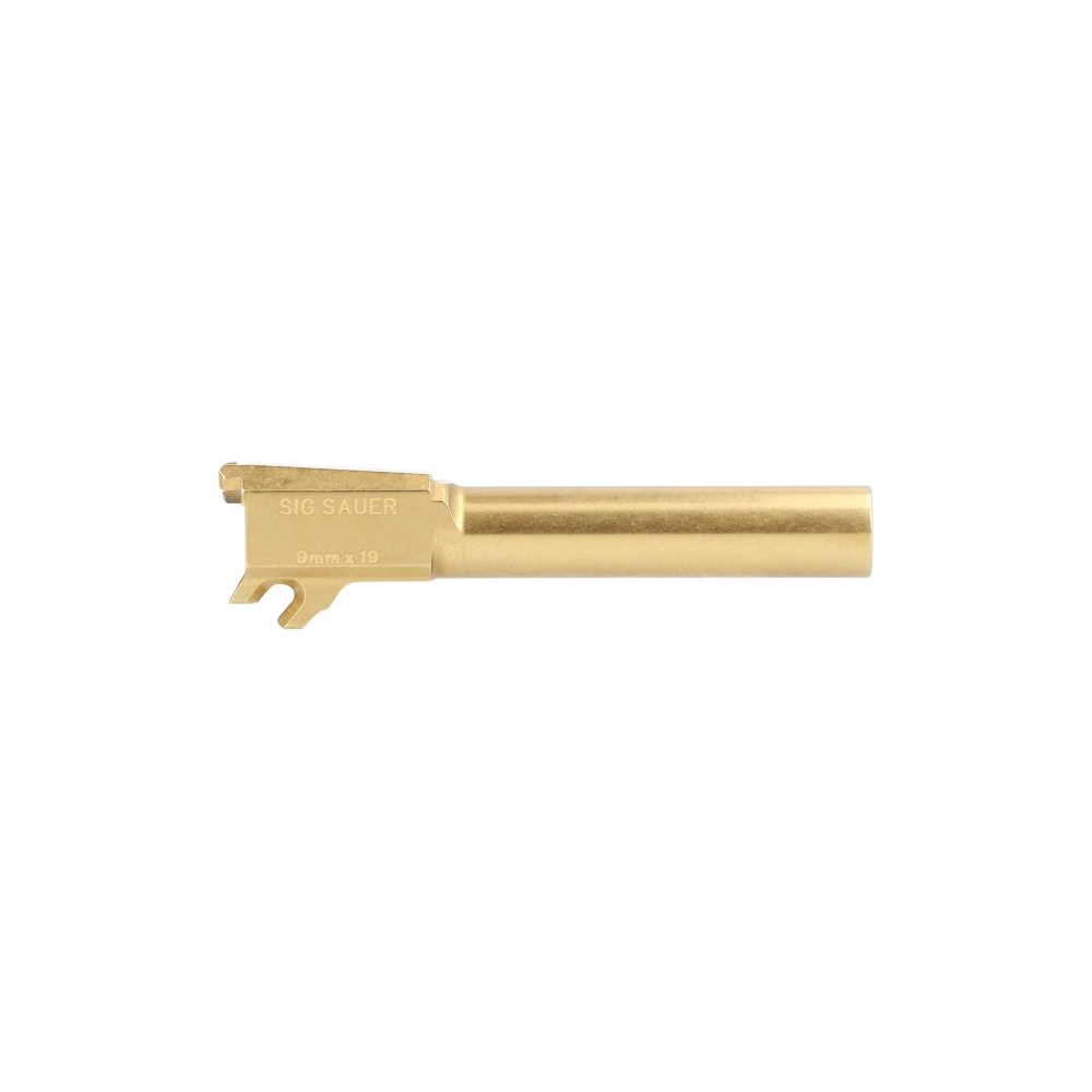 Sig Sauer Non-Threaded Barrel w/LCI 9mm 3.70" Fits Sig Sauer P365-XL, Gold