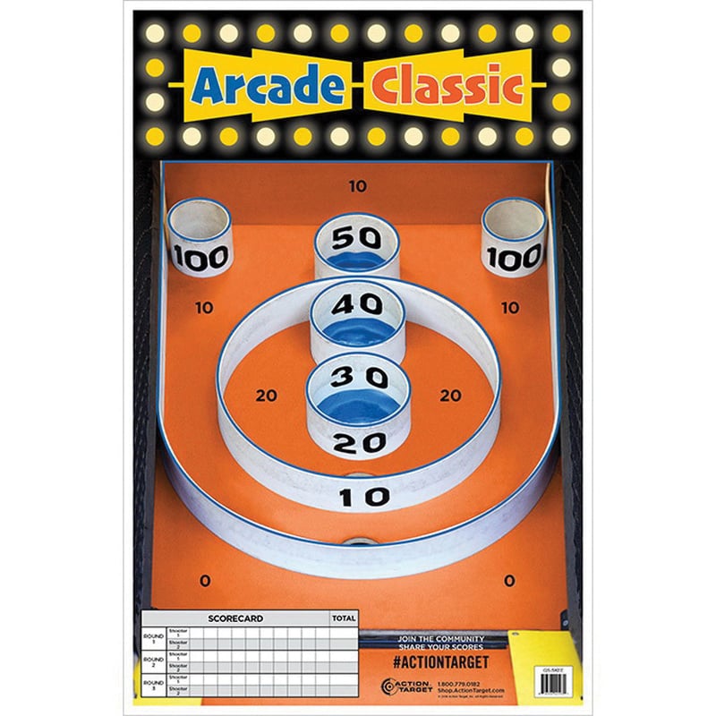 Action Target 23" x 35" Arcade Classic Target, 100/box - GS-SKEE-1000
