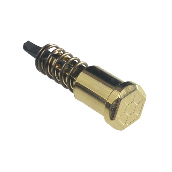 Strike Industries AR-15 Forward Assist Assembly W/ Hex Head Design, Gold Coating – SI-AR-FA-GC