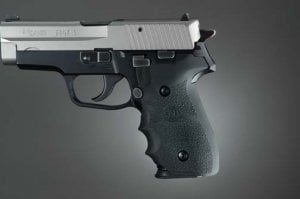 Hogue Wrap-around Rubber Grips with Finger Groove for Sig Sauer P228/P229 Black 28000