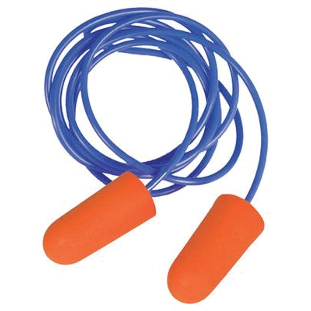 Radians 32 dB Corded Disposable Foam Earplugs Blister Pack, Orange