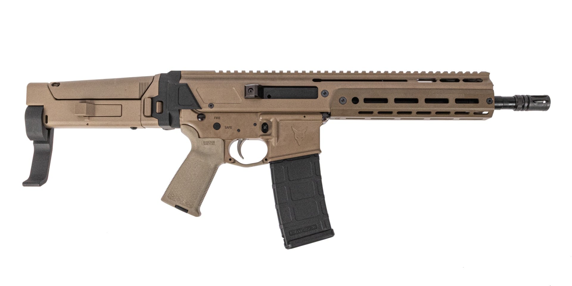 PSA JAKL 5.56 Pistol, FDE w/ F5 Brace