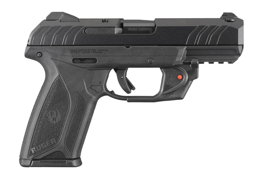 Ruger SECURITY9 9MM BK 4" 15+1 LASER 3816 | VIRIDIAN RED LASER