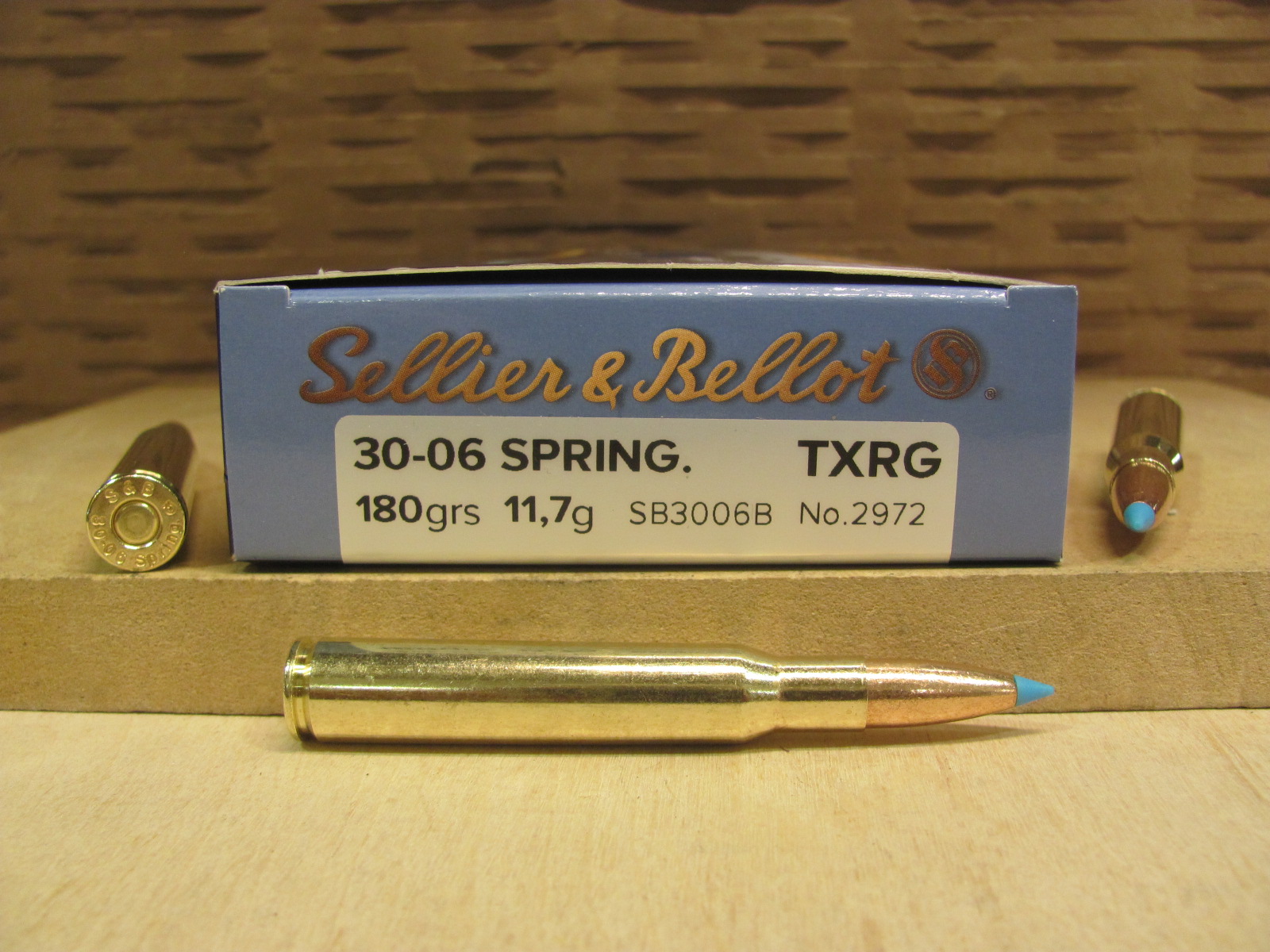 240 Round Case – 30-06 Springfield 180 Grain TXRG Sellier Bellot Exergy Ammo – SB3006XB