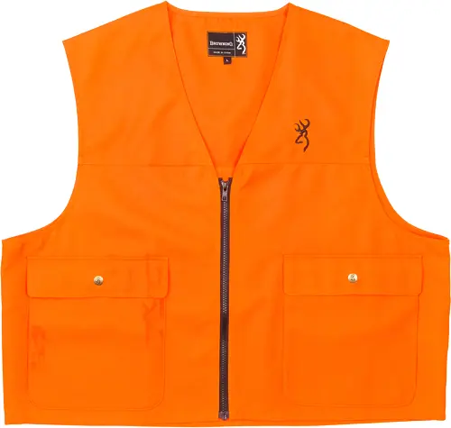 BROWNING SAFETY VEST BUCK - MARK LOGO BLAZE ORANGE 2XL