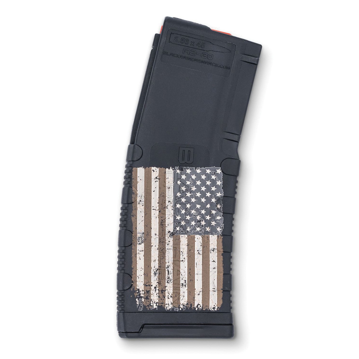 Black Rain Ordnance 30rds 5.56x45mm/.223 Remington Black Magazine - Durable Tactical - BRO-MAG30-AMFLAG