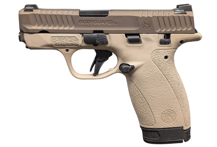 Smith & Wesson Bodyguard 2.0 MS 380ACP 2.75â³ Two Tone Tan 1â10rd 1â12rd