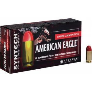 Federal AE45SJAP1 American Eagle Syntech Action Pistol 45 ACP 230 GR Total Synthetic Jacket (TSJ) - 50rd Box