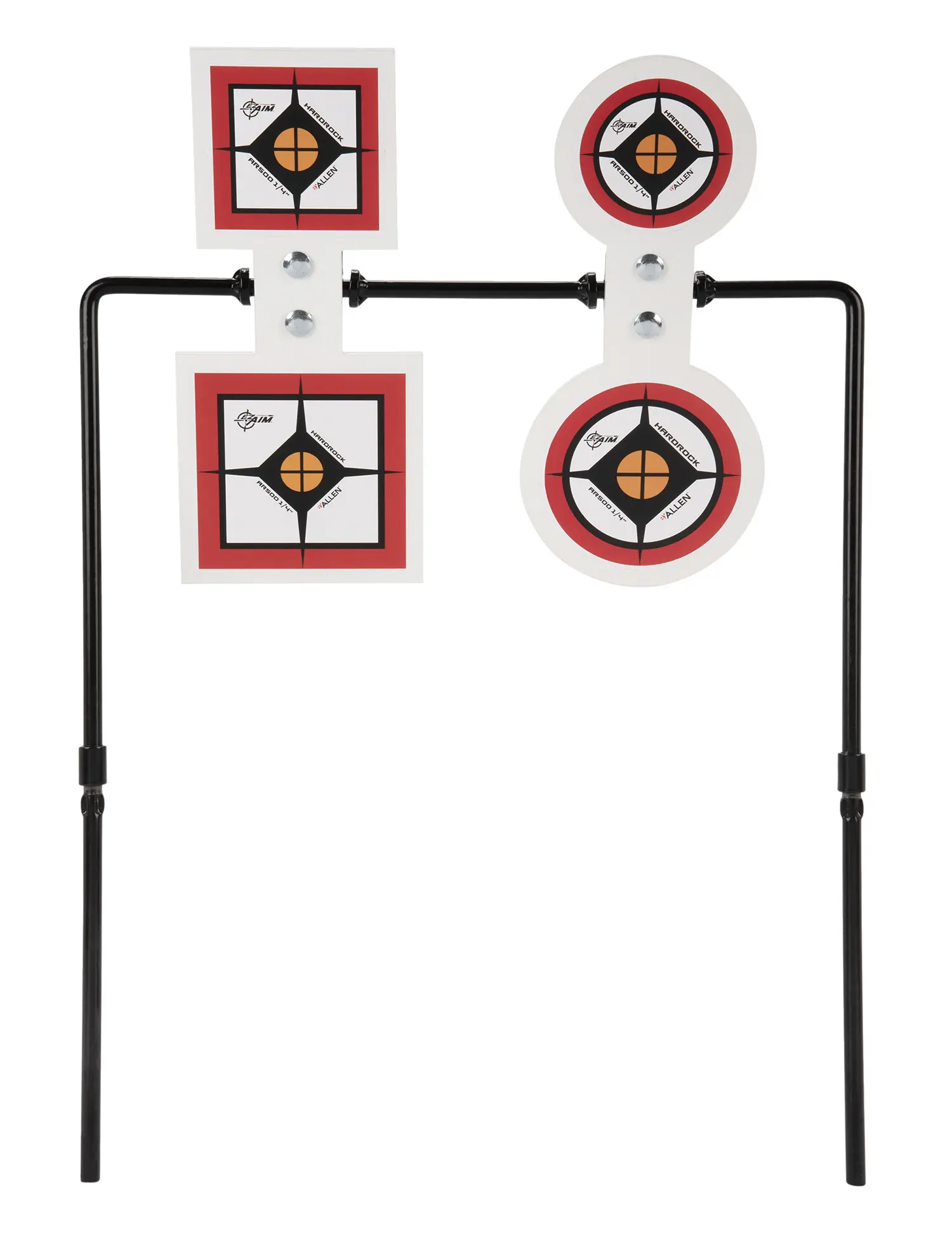 EZ-Aim 15593 Hardrock Spinner AR500 Round Target Stand .25" Thick