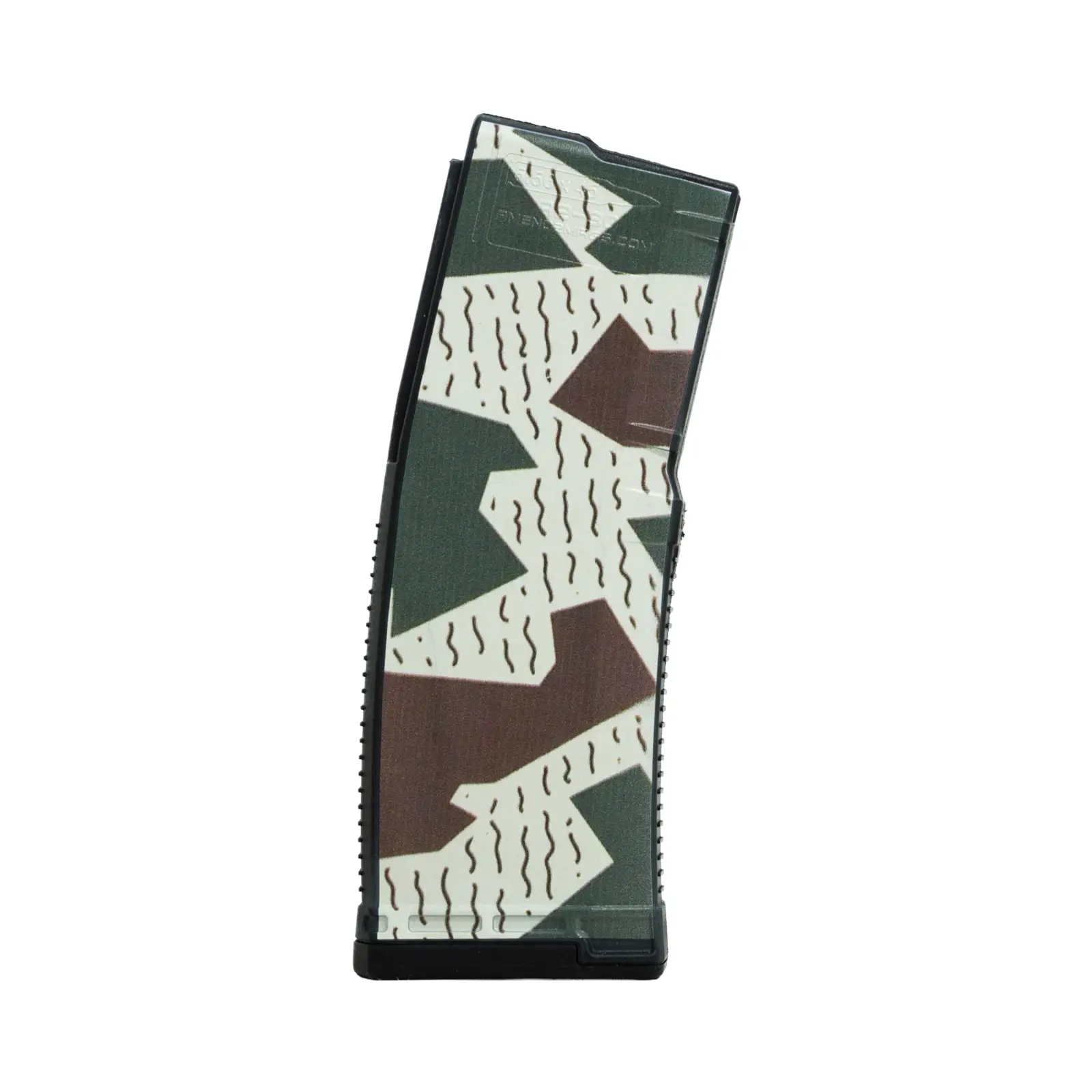 AMEND2 MOD A 5.56MM AR15 BLACK POLYMER MAGAZINE 30RD WETLAND CAMO( 50 PER CASE )