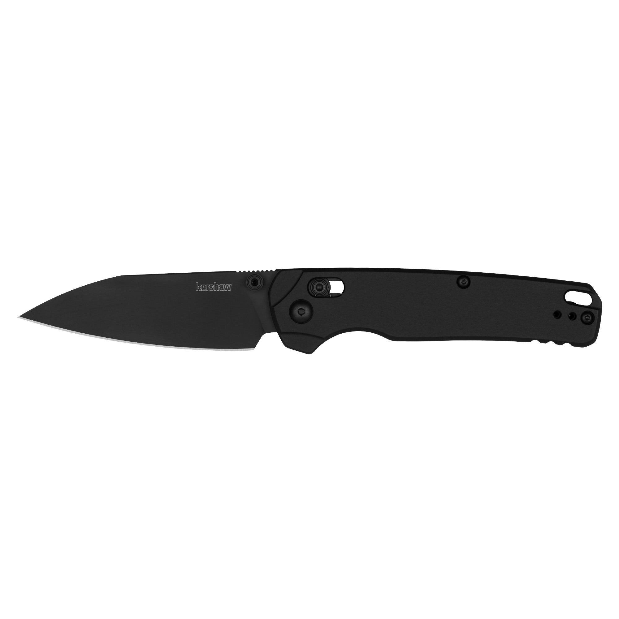 Kershaw(R) - 6110BLK - Bel Air XL 3.4" Folding Drop Point Plain Black Knife