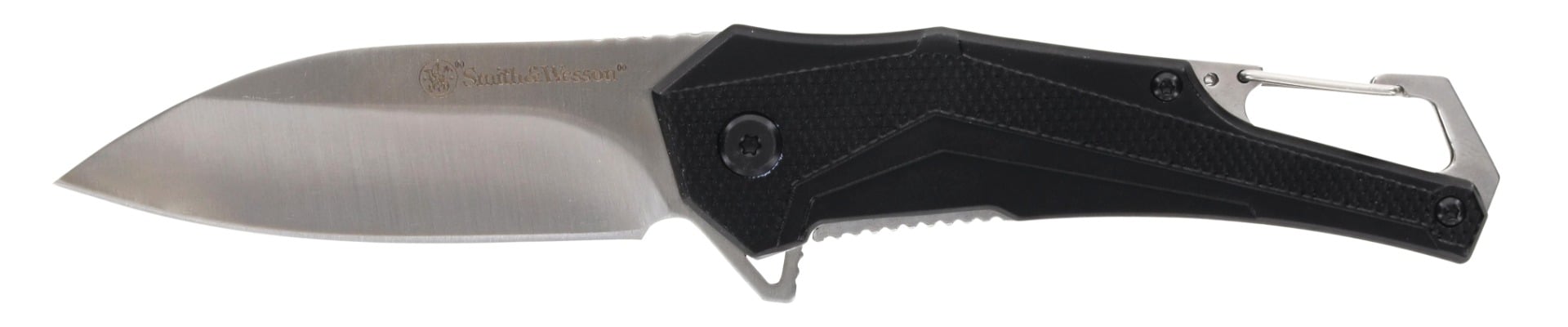 Smith & Wesson Oasis Folding Knife Drop Point, Black