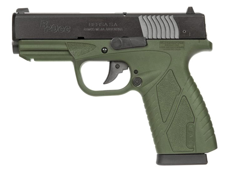 Bersa BP Polymer 9mm Concealed Carry Pistol 8rd