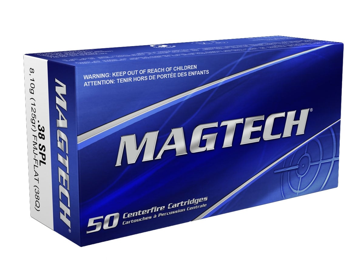 Magtech 38 Special 125gr FMJ FP Ammunition 50rds - 38Q