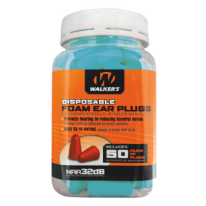 WALKER'S Foam Ear Plugs Foam 33 dB In The Ear Teal 50 Pair