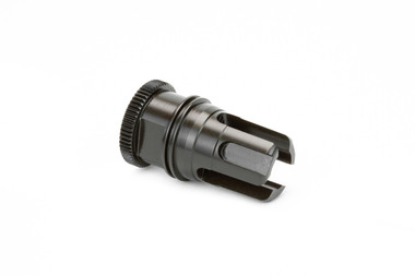 Griffin Armament Dual-Lok Minimalist 7.62mm Flash Hider, 5/8x24, Black