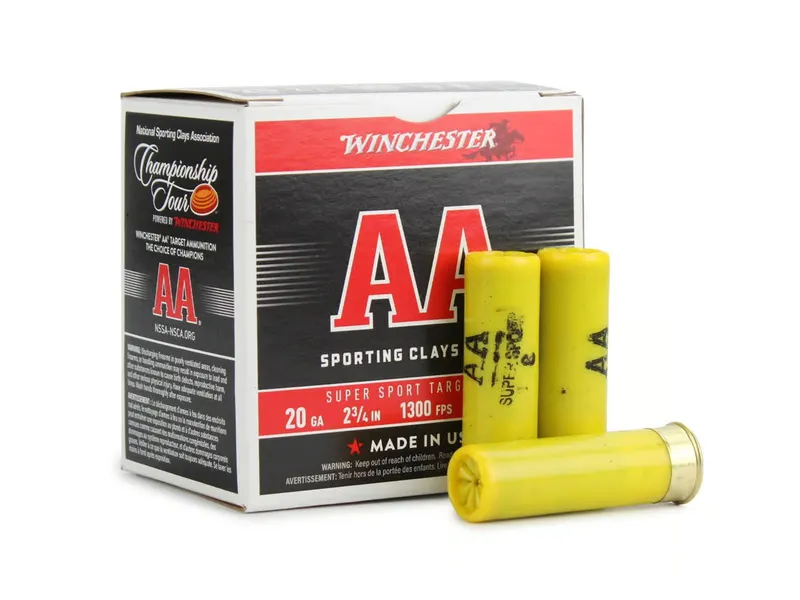 Winchester AA 20 Gauge 2.75 7/8 oz 8 Shot (Box)