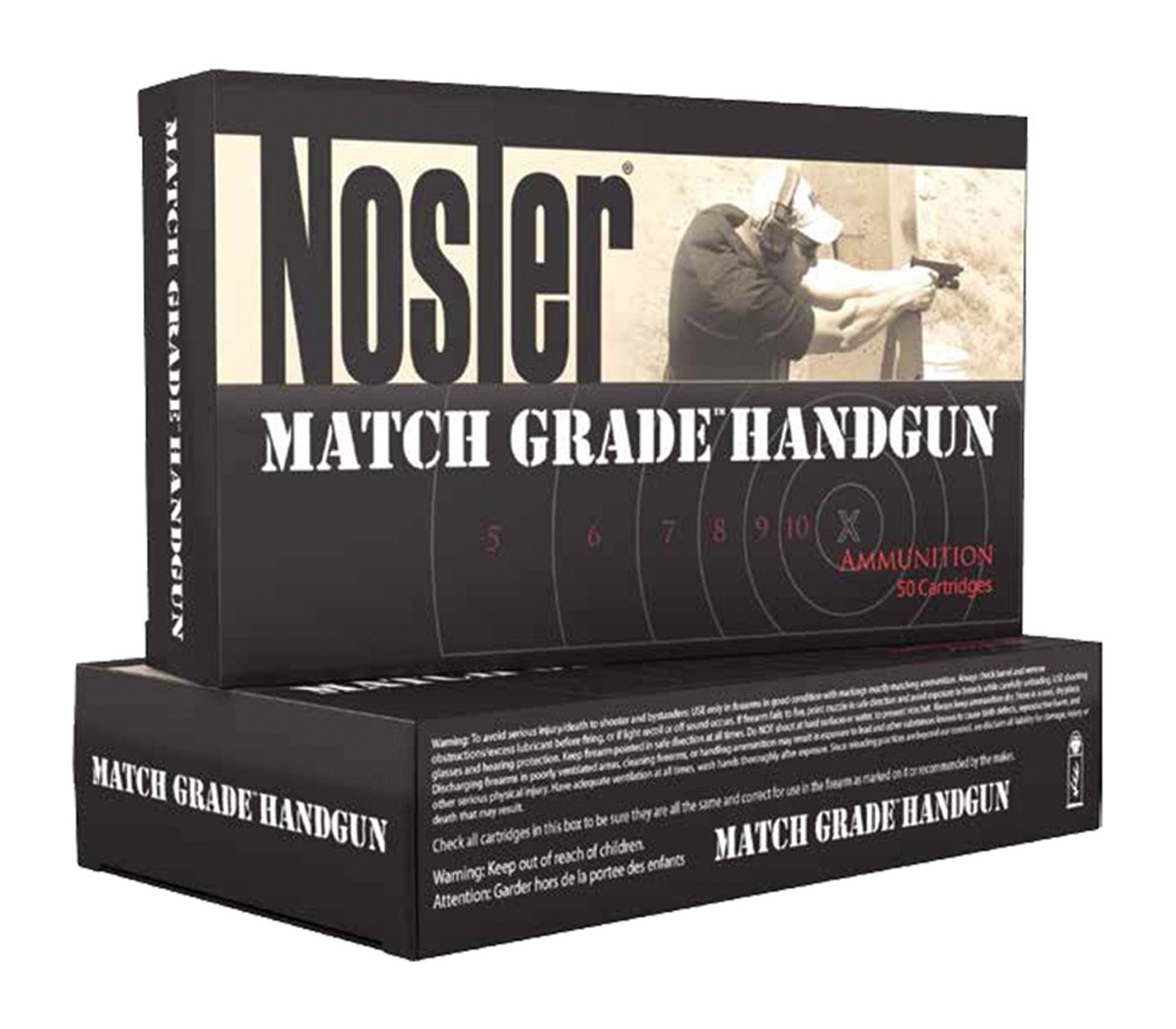 Nosler Match Grade 40 S&W 180 grain JHP 20 Rounds Ammunition - 51279