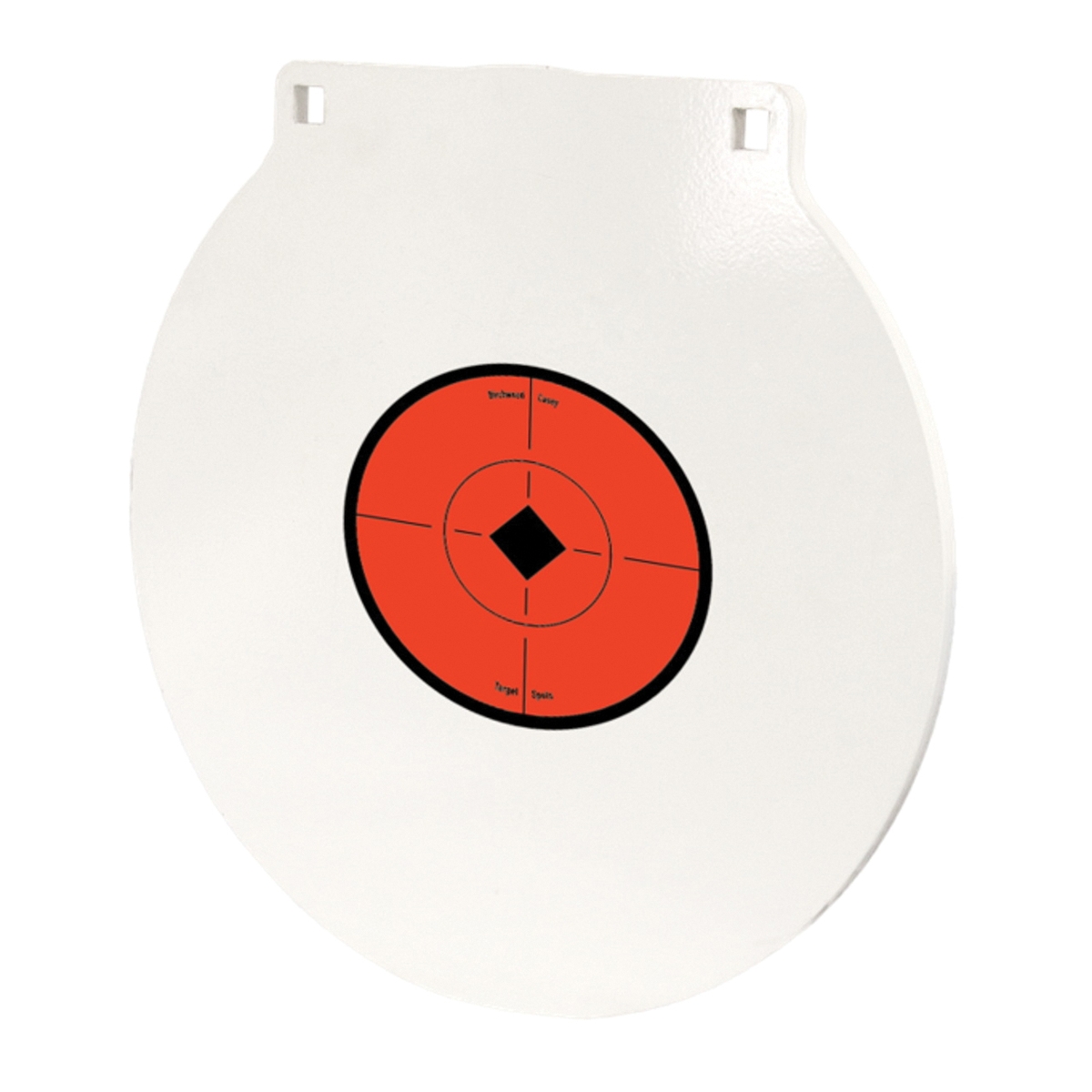Birchwood Casey Round Target Plate, Black/Red/White
