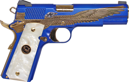 Iver Johnson Eagle Majestic 1911 .45 ACP Engraved Gold