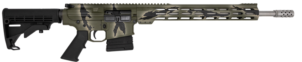 GLFA AR-10 .308 Win Pursuit Green Camo 18" Barrel