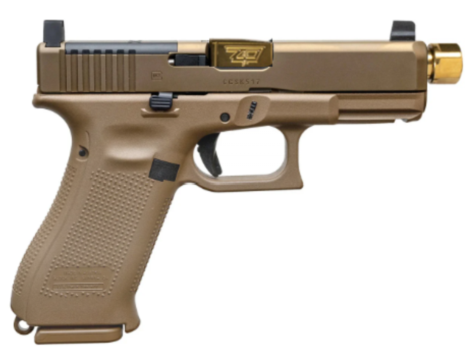 GLOCK 19X V C4 GG 9mm Gold Threaded Barrel 19rd