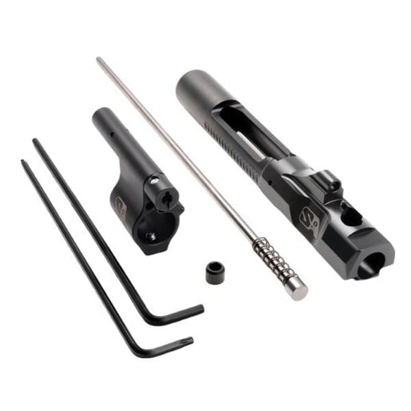 Superlative Arms Carbine-Length Piston System w/Solid Set Screw Gas Block 0.625" x 1", Black