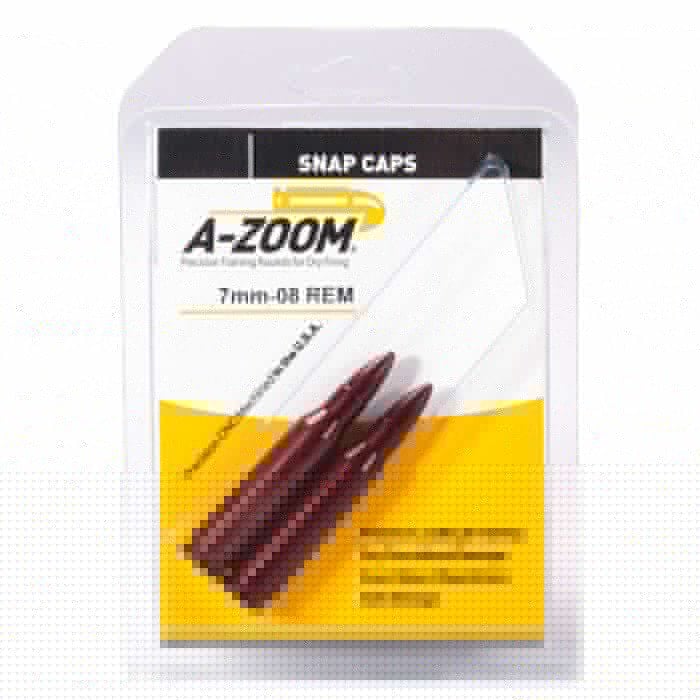 A-Zoom 7mm-08 Remington Snap Cap, 2/Pack