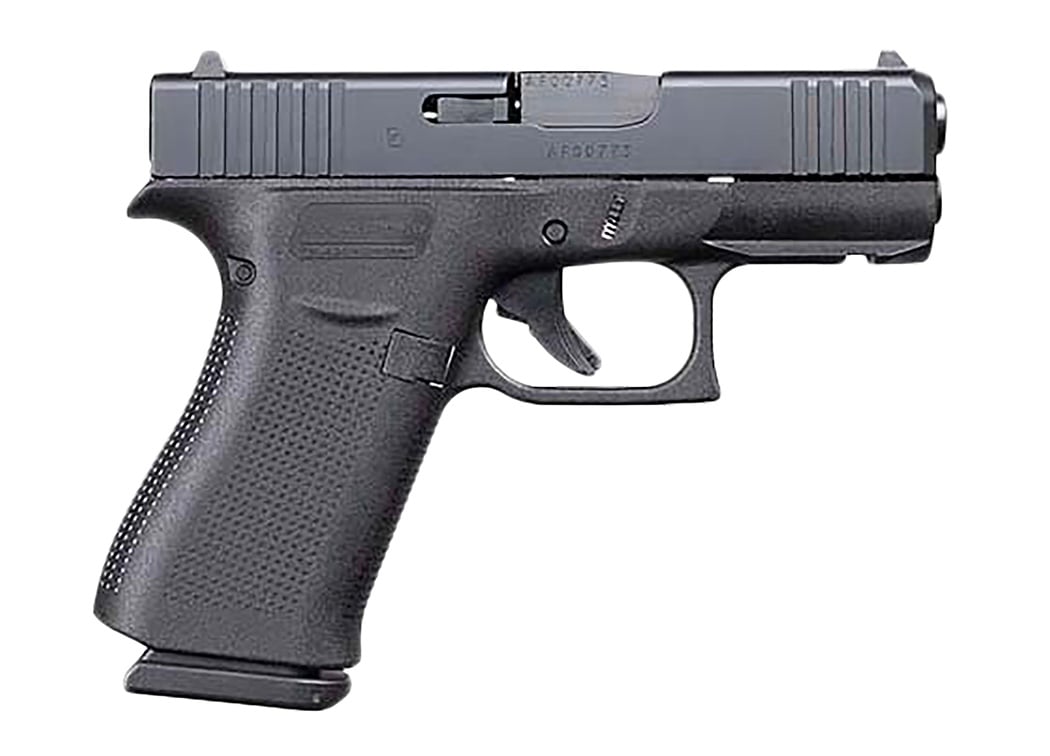 Glock 43X 9mm 3.4" 10rd Pistol, Black - UX4350201FR