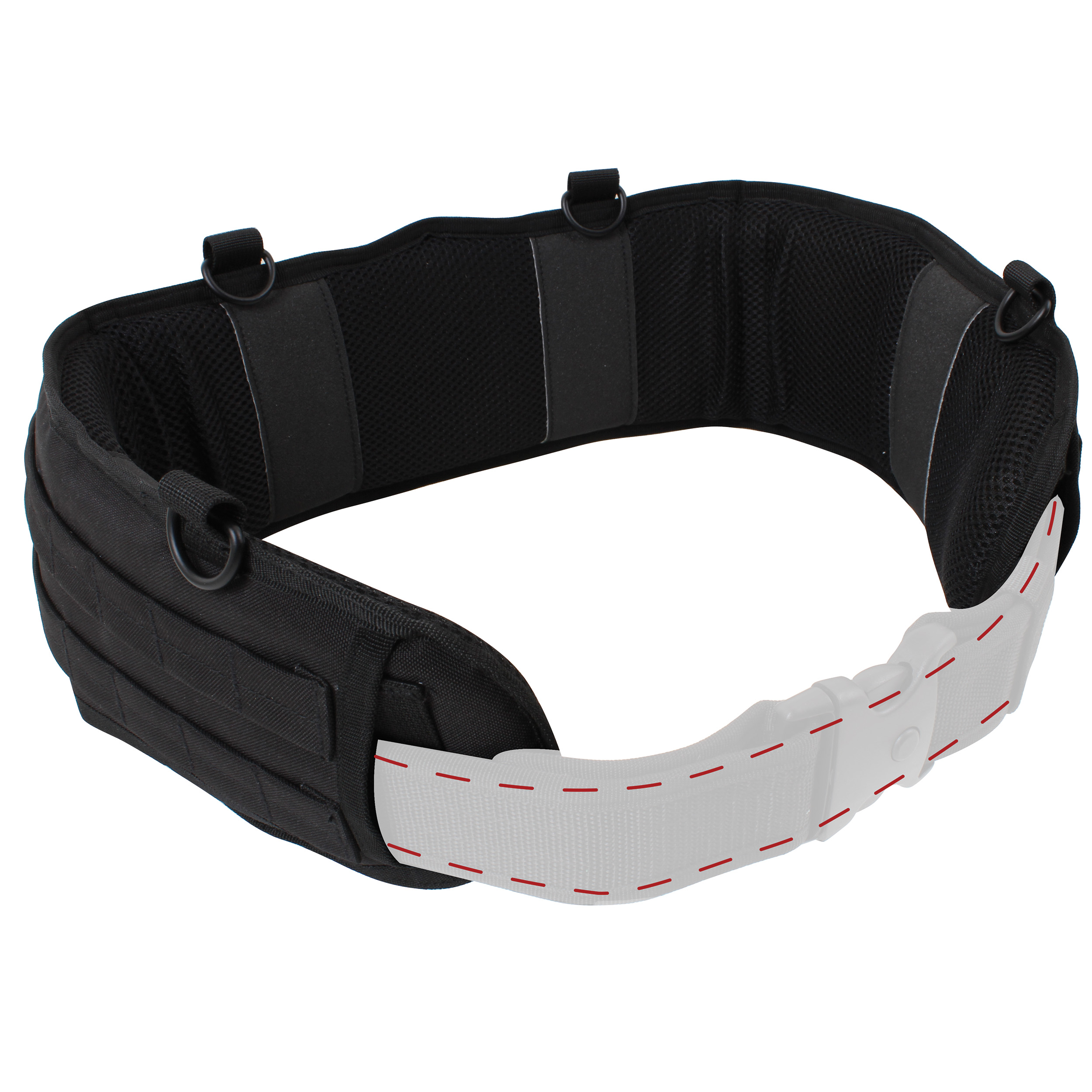 Rothco Tactical Battle Belt - Black, Large