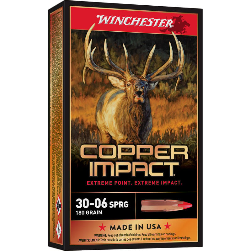 WINCHESTER COPPER IMPACT 3006SPFLD 180G LF 20RD BX 200RD CASE - No Credit Card Fees - Low, flat rate shipping