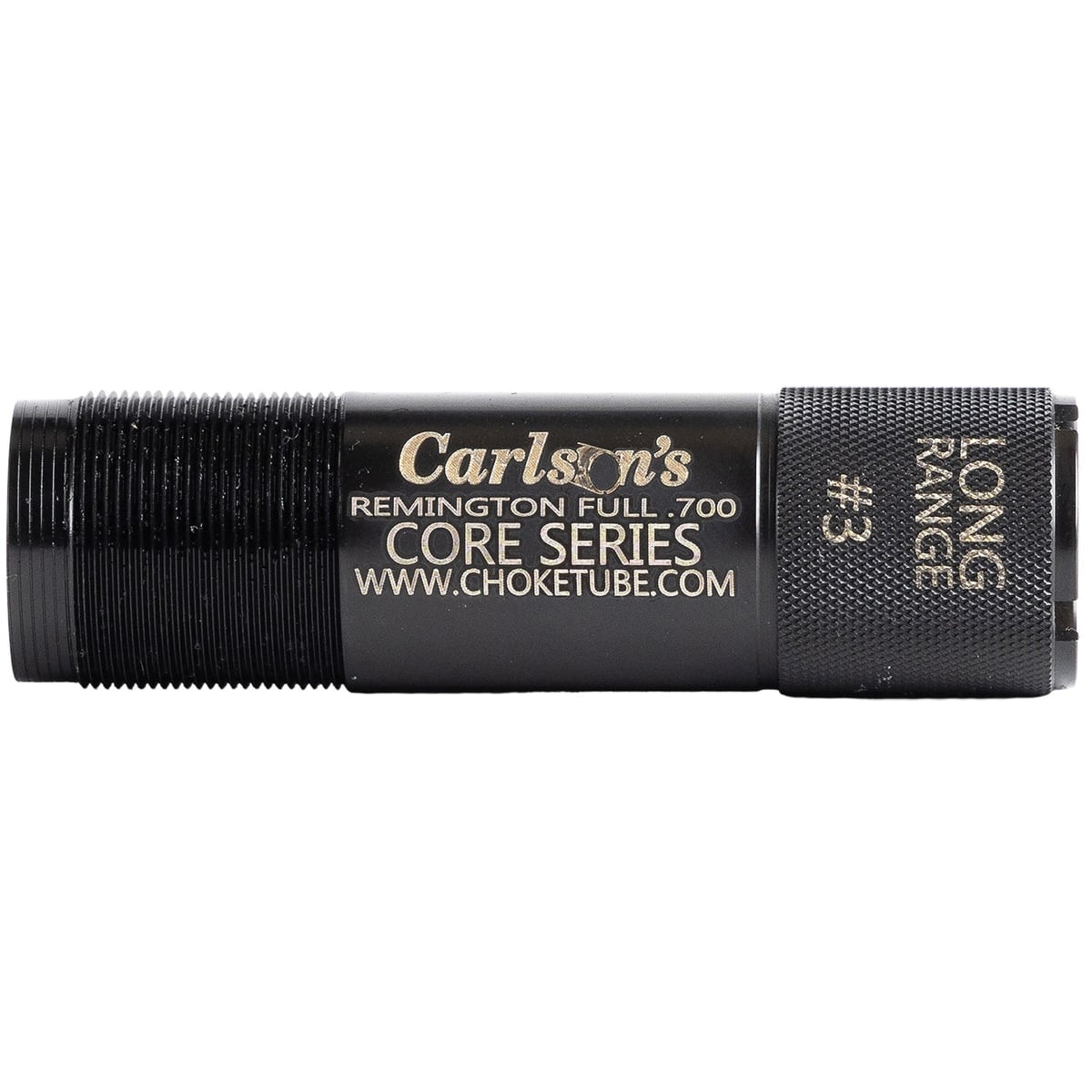 Carlson's Core Remington #3 Long Range Full Choke Tube 12 Gauge 0.70", Black - Superior Long Range Choke Tube - 41027