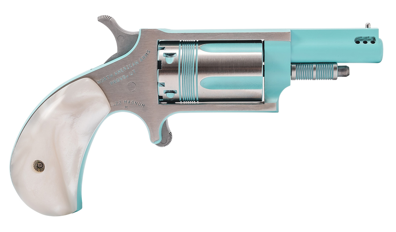 NAA Mini Revolver .22 Magnum 1.63" Turquoise