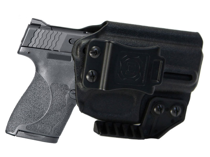 Nerd IWB Smith and Wesson Shield Holster, Black - NRD-SWSHLD