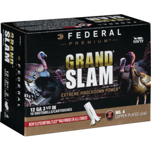 Federal PFCX139F4 Grand Slam Turkey 12GA 3.5\" 2oz #4 Shot - 10sh Box