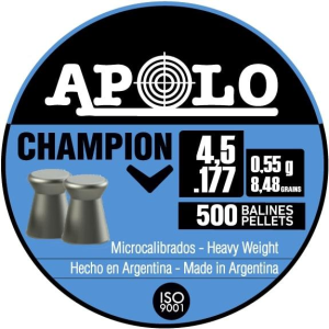 Hatsan-Usa Hatsan Apolo Champion Air Rifle Pellets 177 Cal 8.48 gr 500/ct