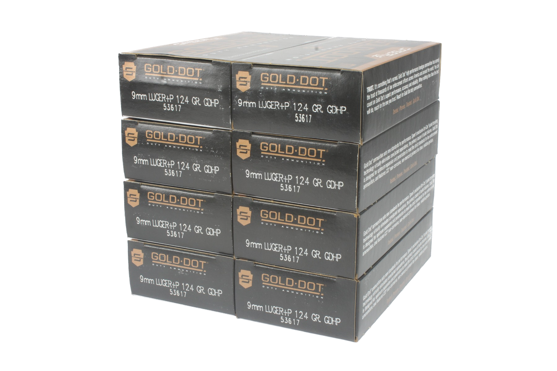 Speer Gold Dot 9mm 124 Gr +P JHP (Range Bundle)